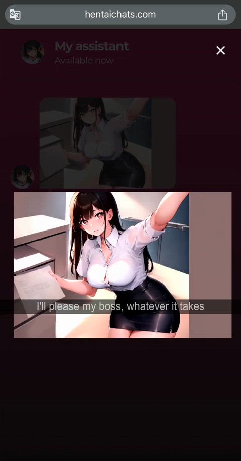 big tits boss hentai office clip