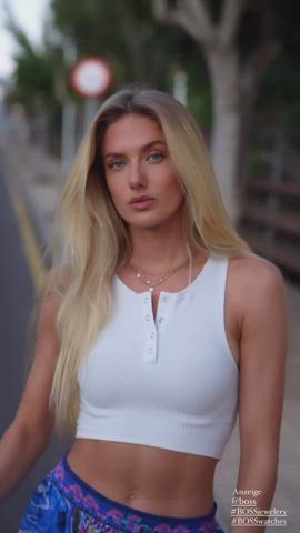 abs blonde blue eyes clip