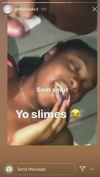 Cum In Mouth Cumshot Ebony clip