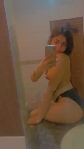 ass desi mirror nude selfie clip