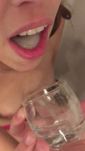 One of my favourite small clip of me swallowing (from a glass) love the point of