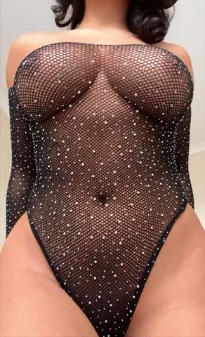 rhinestone embossed titties