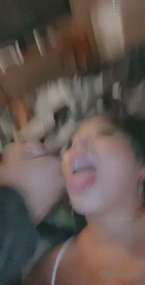 blowjob cum in mouth selfie clip