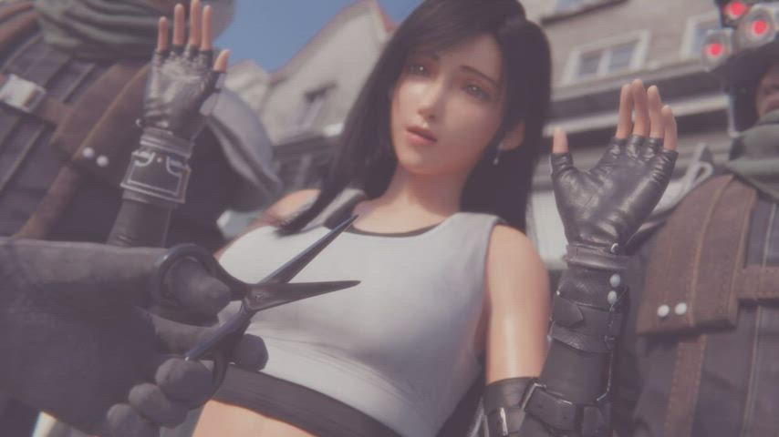 3D Animation Tifa Lockhart clip