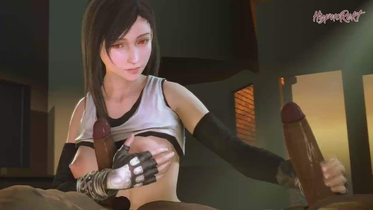 Tifa Lockhart multitasking (HypnoRekt) [Final Fantasy 7]