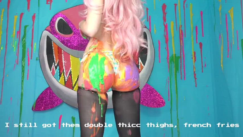 ass belle delphine jiggle clip