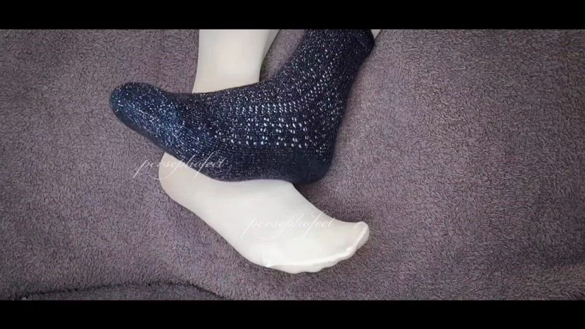bored and ignored feet feet fetish foot foot fetish nylon nylons socks stockings