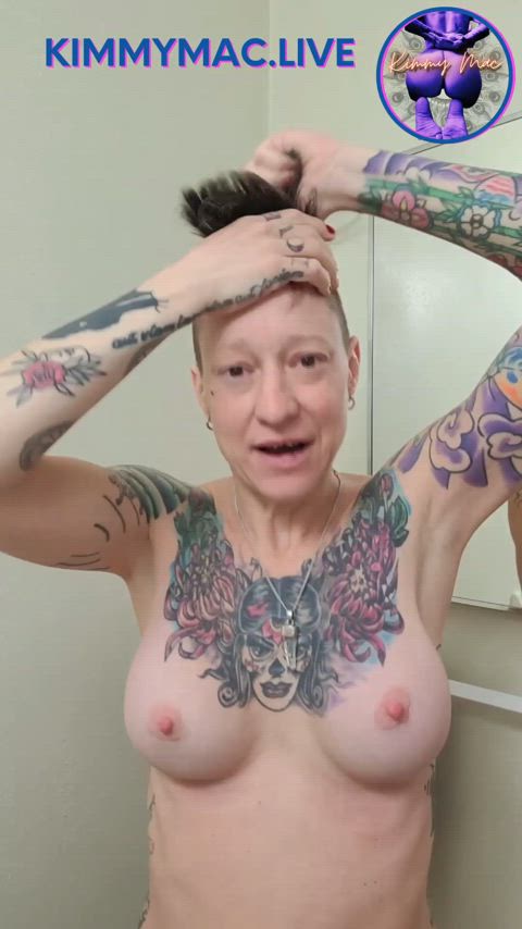 big nipples big tits boobs fetish homemade shaving tattoo tattooed tits white girl