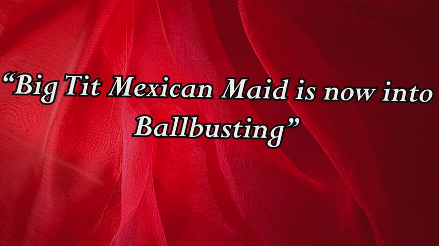 Sexy Mexican Returns and now loves busting balls. Full video on OF