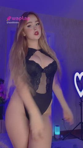 alt boobs booty busty chubby jiggling lingerie tiktok clip