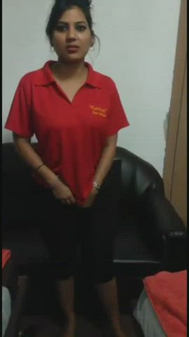 Lesbian Boss Telling her Employee to Str!p🥵 and show her Pu$$y and B00bs - Must