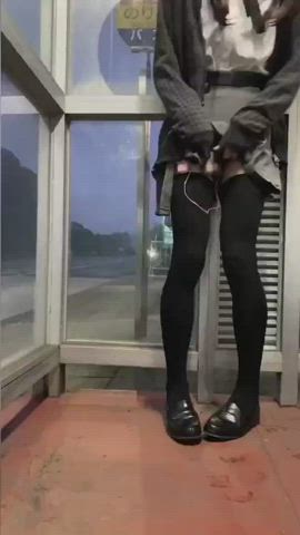 Cumshot Thighs Trans clip