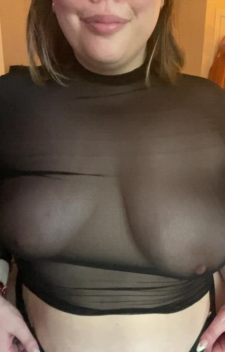 Maybe I should wear a bra with this top?