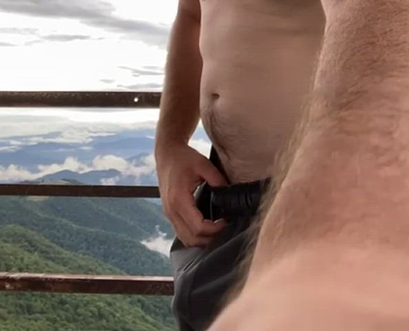 Here’s a gif of me jerking till I cum with a view.