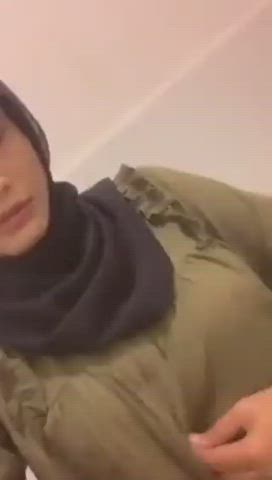 asian big tits hijab homemade indonesian malaysian muslim strip striptease clip