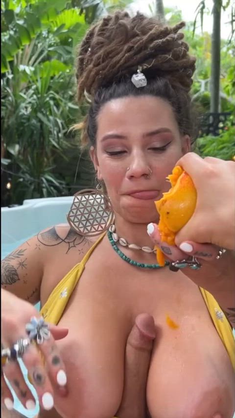 Love Mango With a Titty Fuck