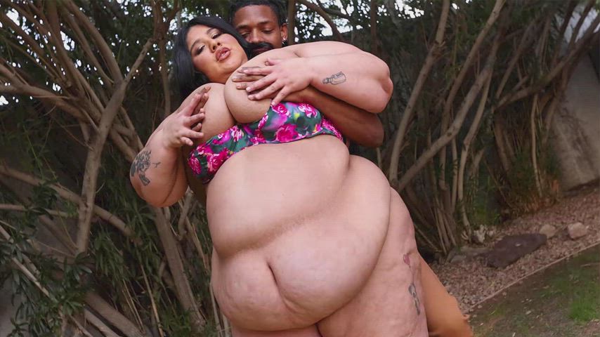 ass bbc bbw big ass interracial latina outdoor sbbw ssbbw clip