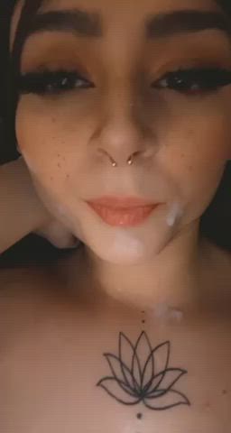 cum in mouth cumshot facial clip