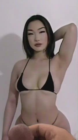 Asian Jerk Off Model clip