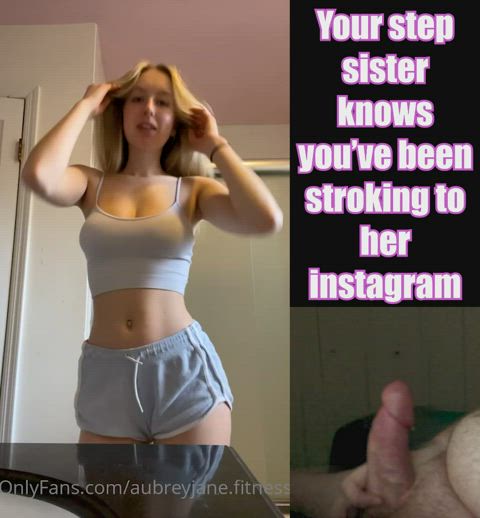 Fit step sister makes you cum
