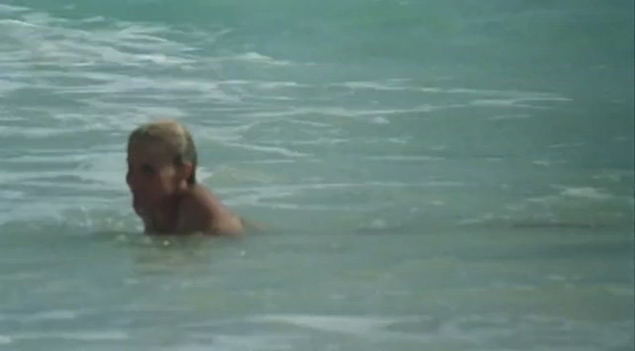 Bo Derek swimming nude in the ocean