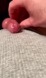 Milking every last drop. Prostate stimulation and hands free orgasm 💦 🤤