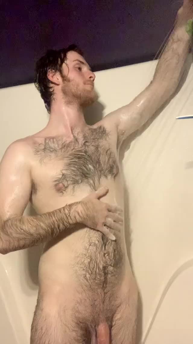 Short gif from a seven minute shower/masturbation video I just posted on my page,