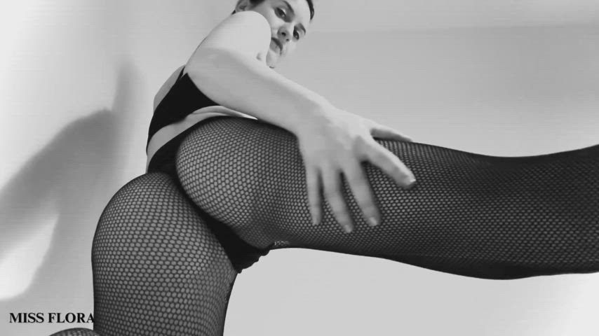 solo pov fishnet tights miss flora clip