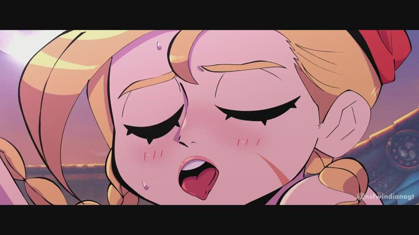 ahegao animation blonde british english sex clip