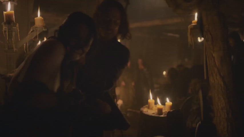 Pornstar Aeryn Walker as Craster's Wife in season 4.