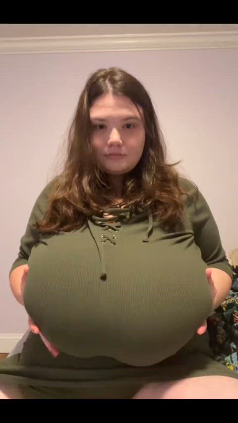 bbw big tits chubby non-nude clip