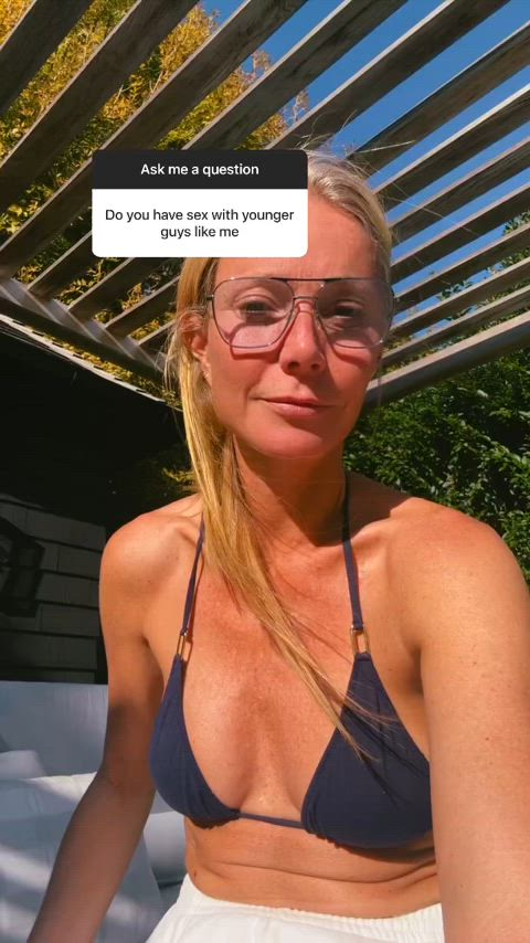 Gwyneth-giving the answer to the question- from her Instagram 8/23/24