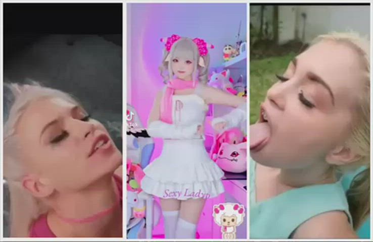 cumshot split screen porn tiktok clip