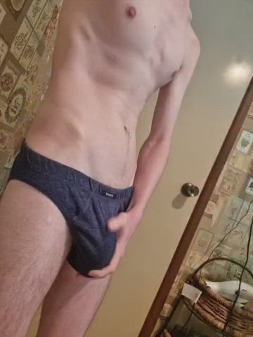 19 Years Old BWC Big Balls Big Dick Cock Male Masturbation Naked Strip Underwear