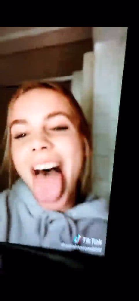 blonde cum cum in mouth cumshot jerk off teen tribute cumslut clip