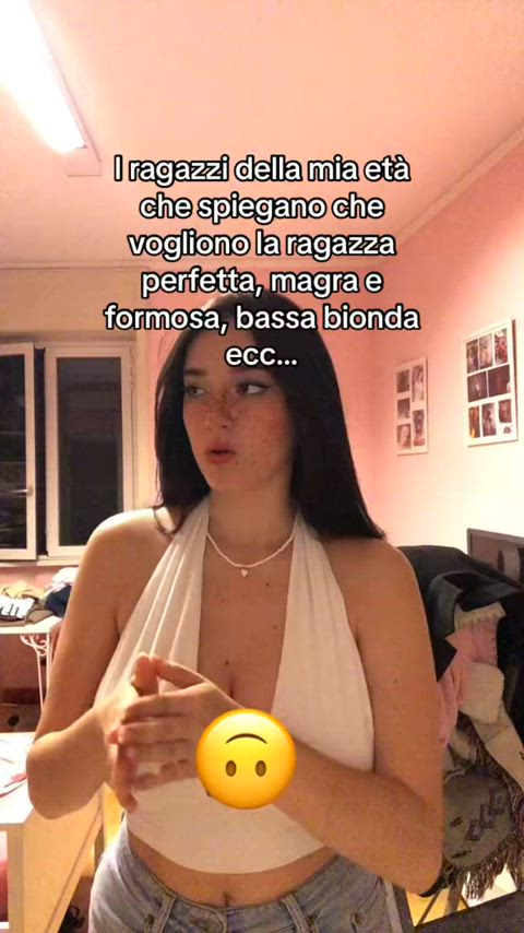 big tits italian teen clip