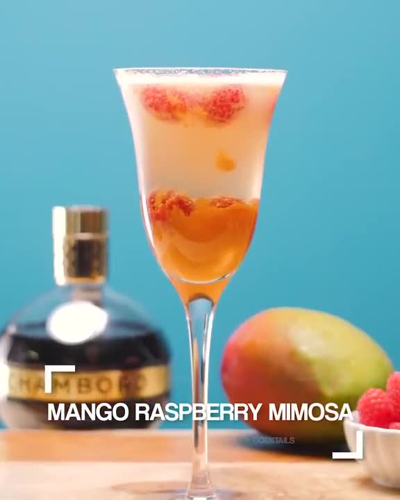 Mango & Raspberry Mimosa