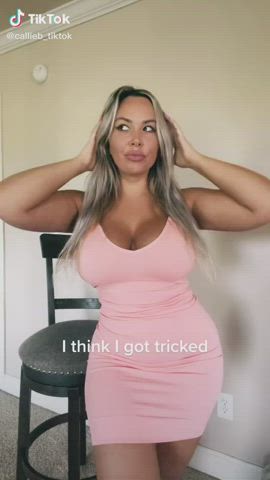 Big Tits Cleavage Handjob Surprise Tease TikTok clip