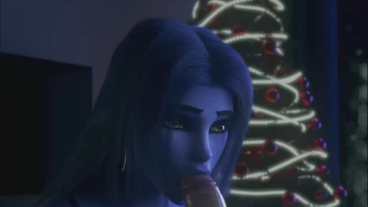 widowmaker blowjob ,christmas special ( vgerotica )[ overwatch]