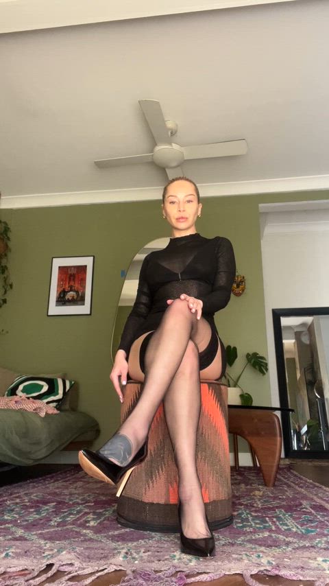 nylon nylons stockings clip