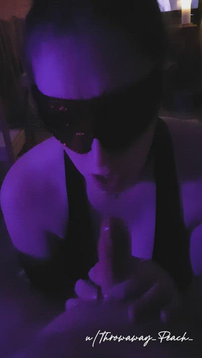 Blindfolded Blowjob Deepthroat Handjob clip