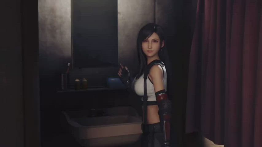 (Tifa’s) big tits and fat ass are a crazy good combo