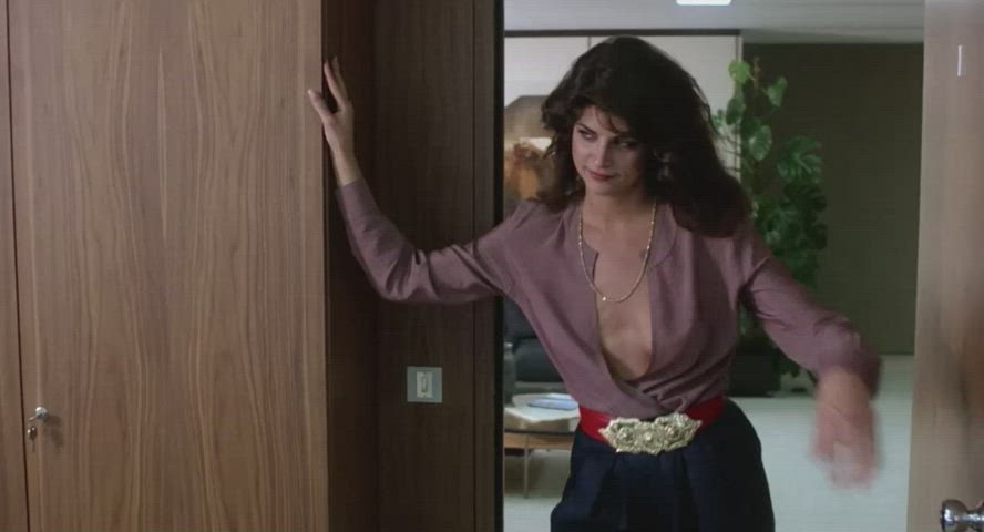 apparently this was a SFW outfit in the 1980's - KIrstie Alley in Blind Date