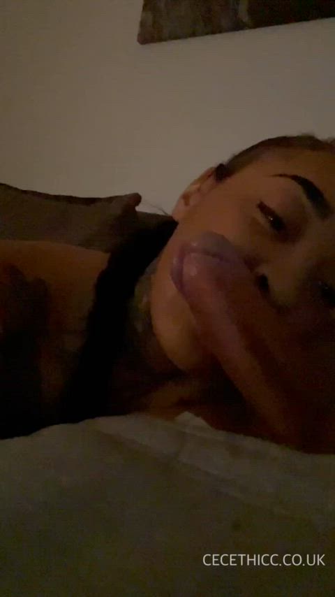 blowjob ebony selfie sloppy slow blowjobs clip