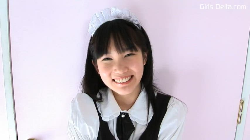 japanese jav model maid pussy pussy spread smile spread spreading yui kasugano clip
