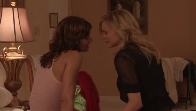 Heather Graham kissing Bridget Moynahan in 'Gray Matters (2006)'