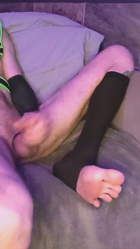 bisexual cum on feet cumshot feet feet fetish foot worship gay jerk off male solo