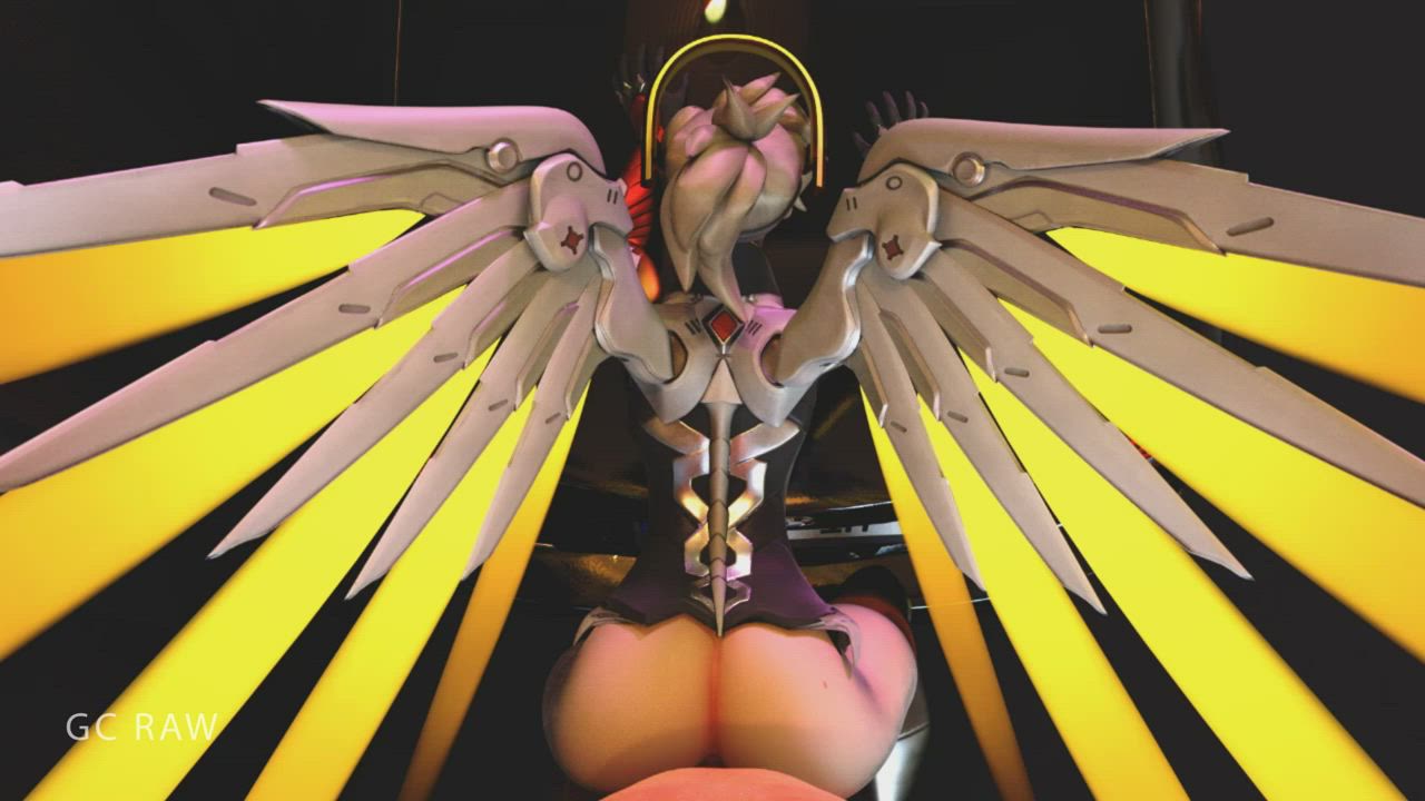 Mercy Taken From Behind POV [Overwatch] (GCRaw)