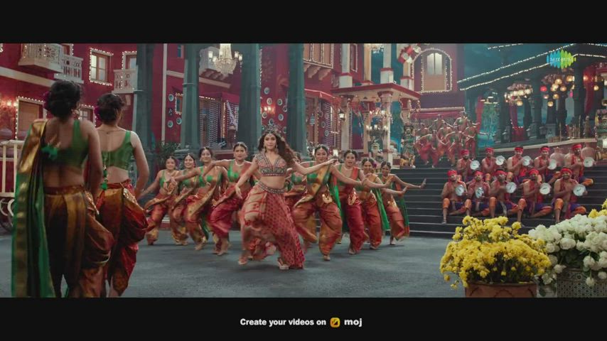 bollywood dancing saree clip