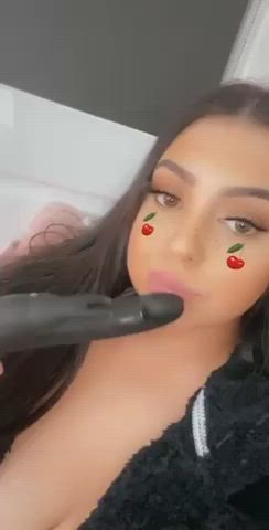 Blowjob Brown Eyes Daddy Deepthroat Submissive clip